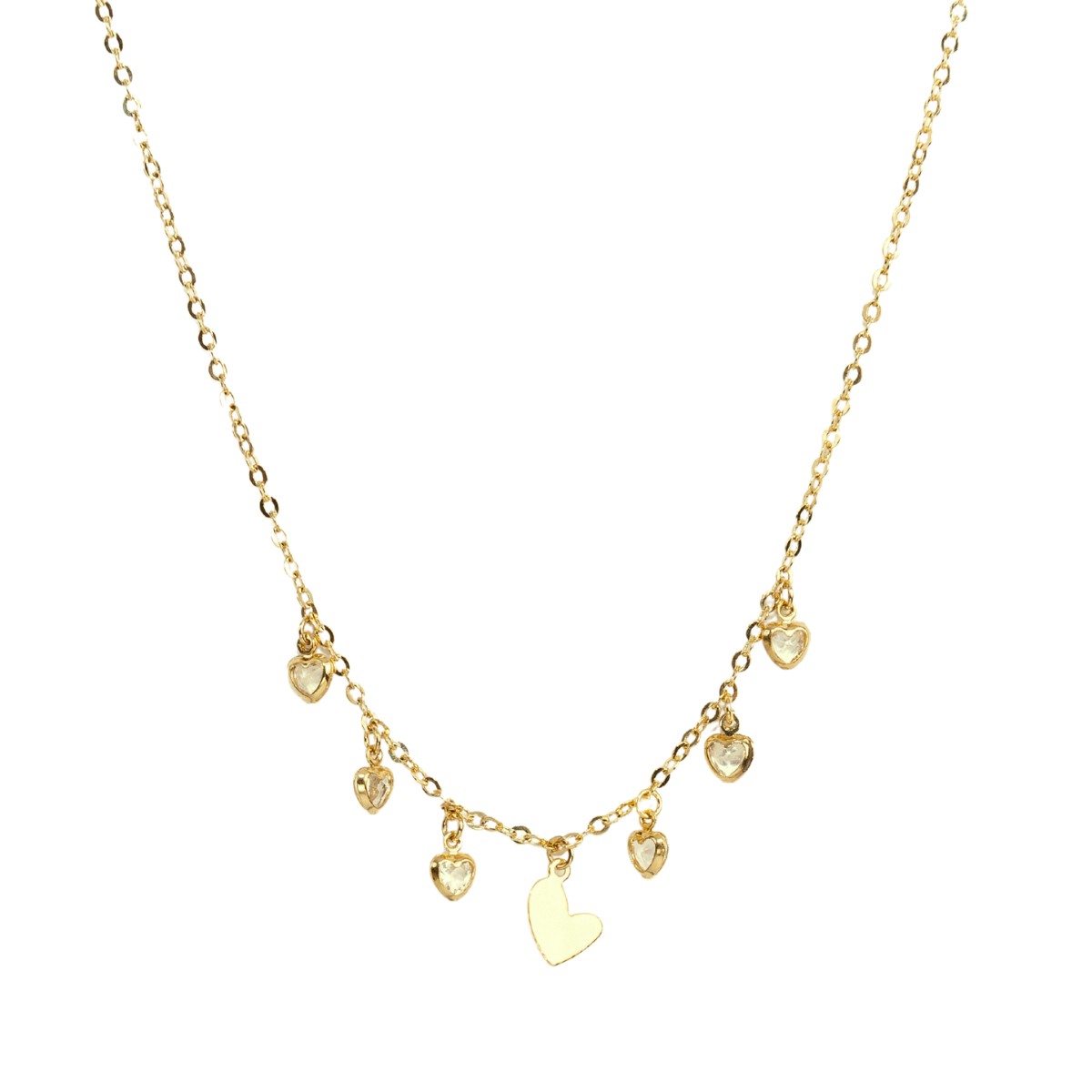 CHOCKER CORAÇÕEZINHOS DE VIDRO