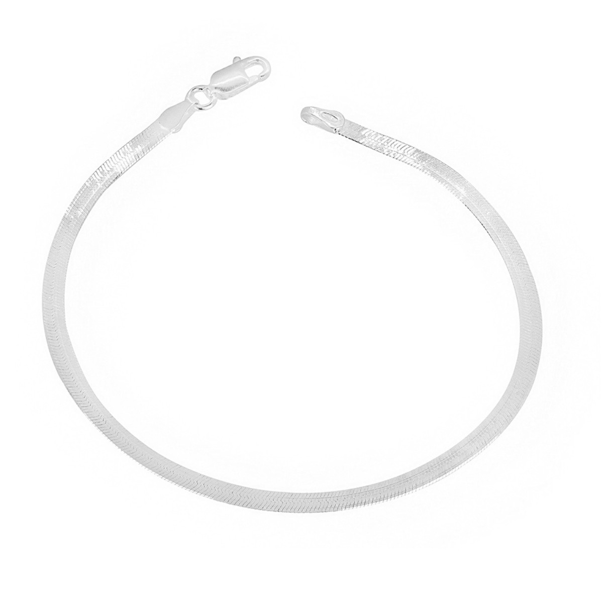 PULSEIRA P925 FITA LISA ESPINHA DE PEIXE FIO 3MM TAMANHO 18