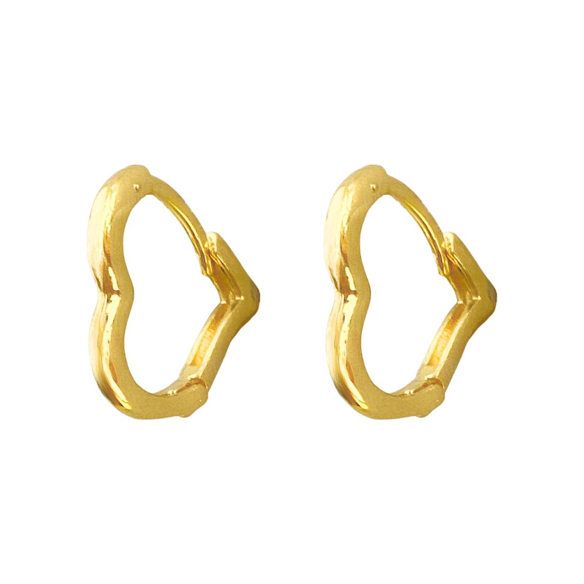 ARGOLA CLICK CORAÇÃO VAZADO P FIO EMBAOLADO 12X13MM