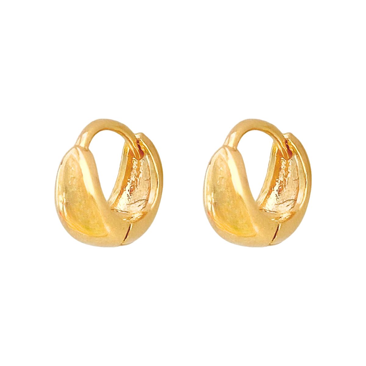 ARGOLA CLICK GROSSA LISA 11X11MM M