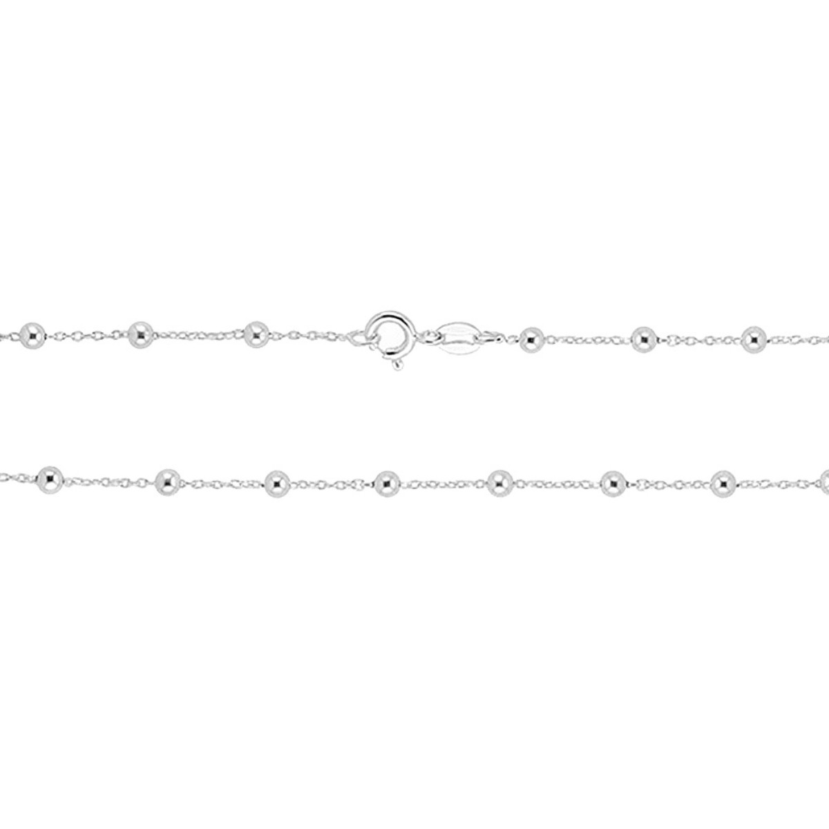 GARGANTILHA P925 CARTIER COM BOLINHA DE 3,2MM