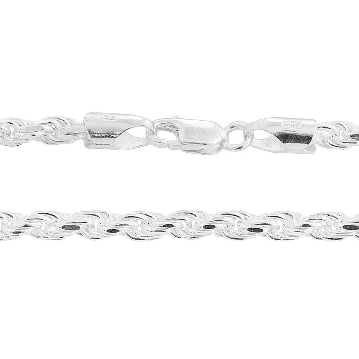 GARGANTILHA P925 CORDÃO BAIANO 3MM TAMANHO:45