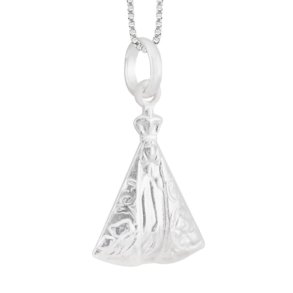 GARGANTILHA P925 VENEZIANA + PINGENTE NOSSA SENHORA G