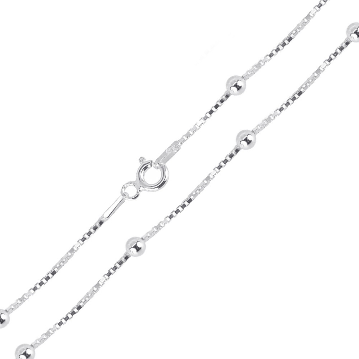 PULSEIRA P925 VENEZIANA COM BOLINHAS 2,9MM TAMANHO: 18CM
