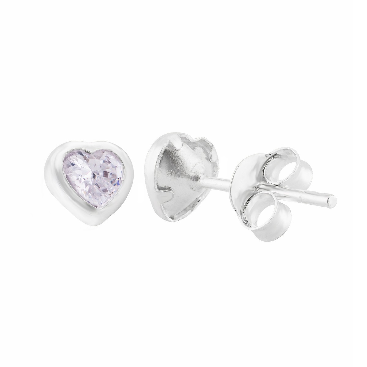 BRINCO PEQUENO P925 5MM CORAÇAO ZIRCONIA WHITE