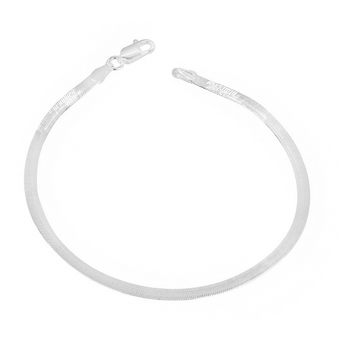 CHOKER P925 FITA LISA ESPINHA DE PEIXE FIO 3MM TAMANHO: 40CM