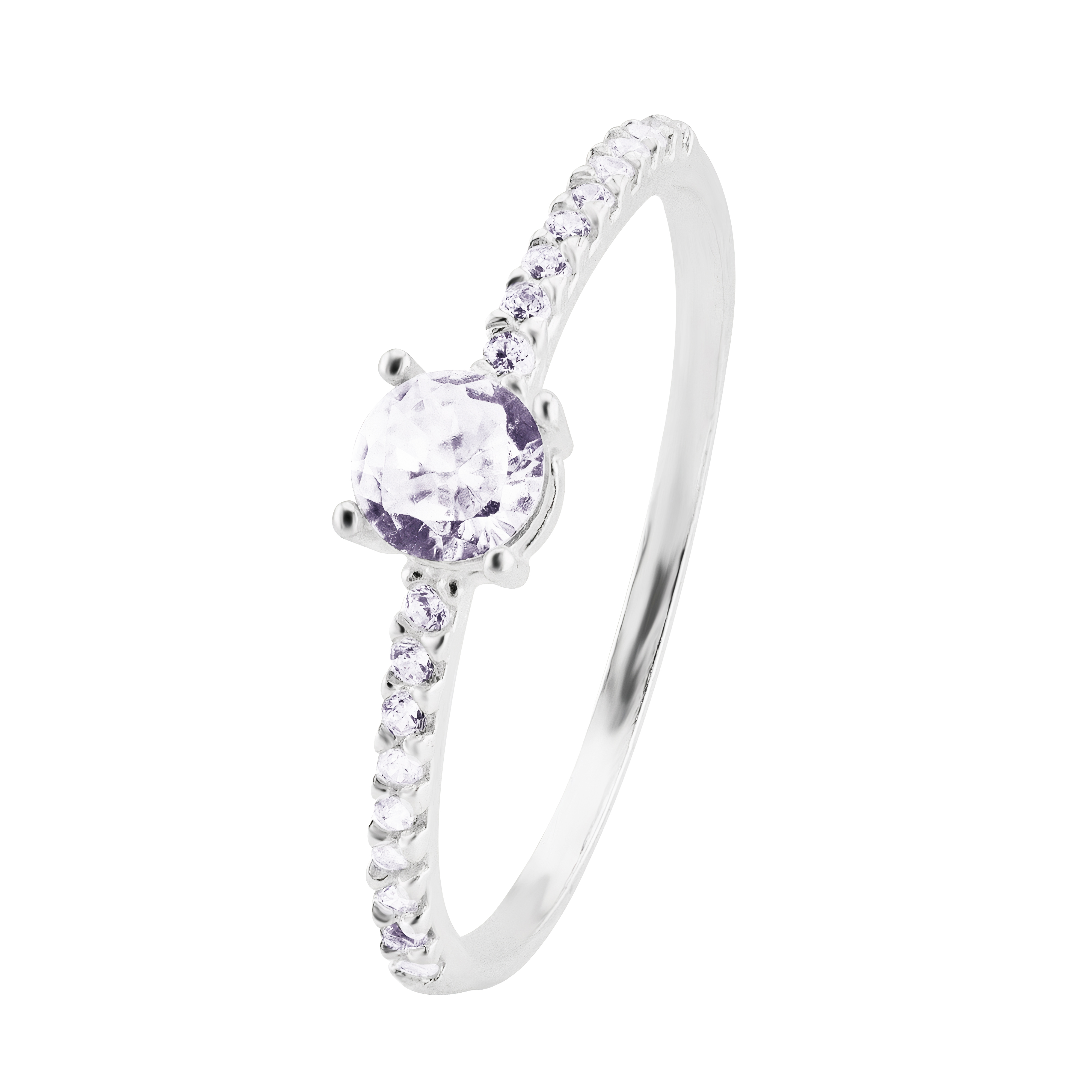 ANEL P925 SOLITARIO COM ZIRCONIA WHITE