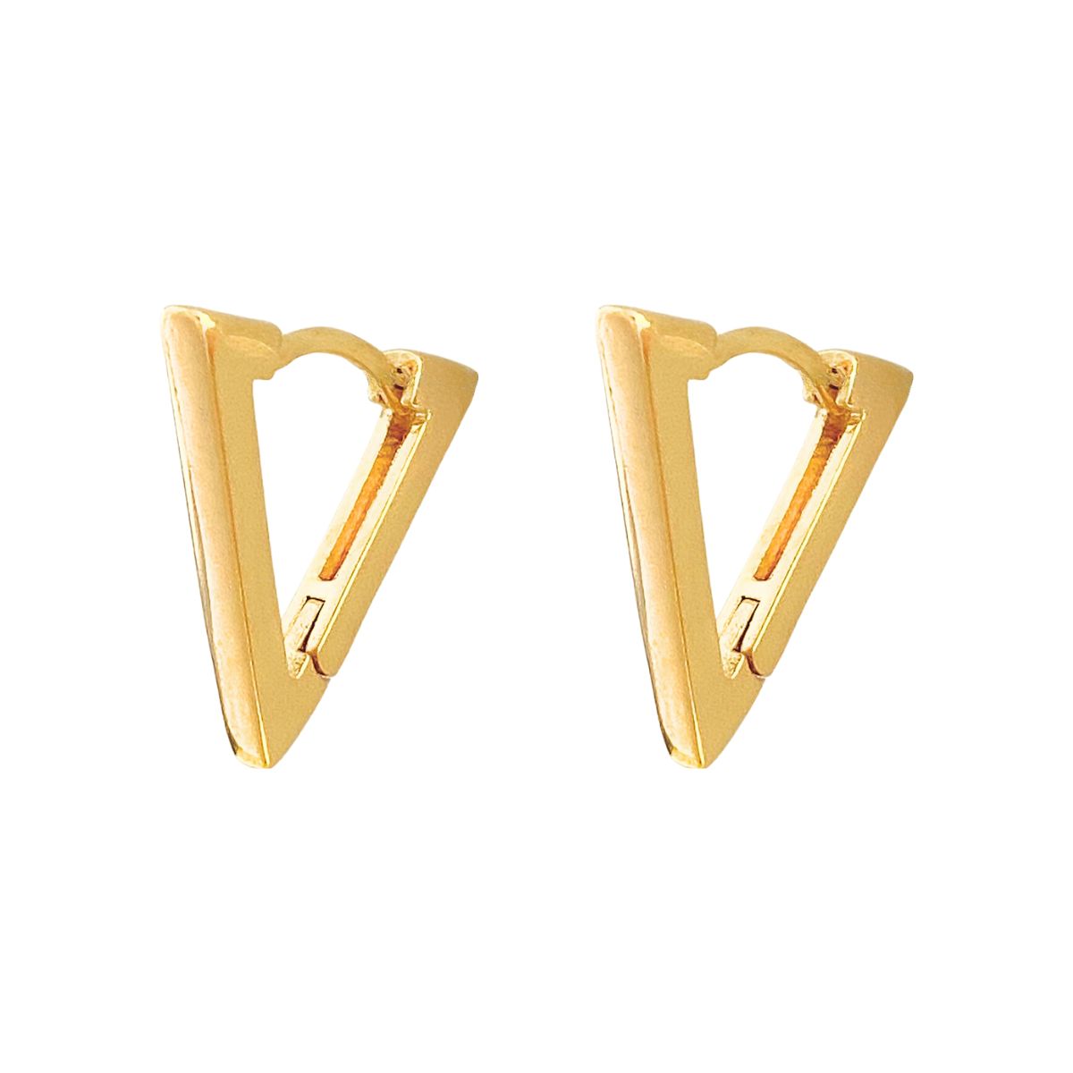 ARGOLA CLICK TRIANGULO LISA G 15,5 X 15,5MM