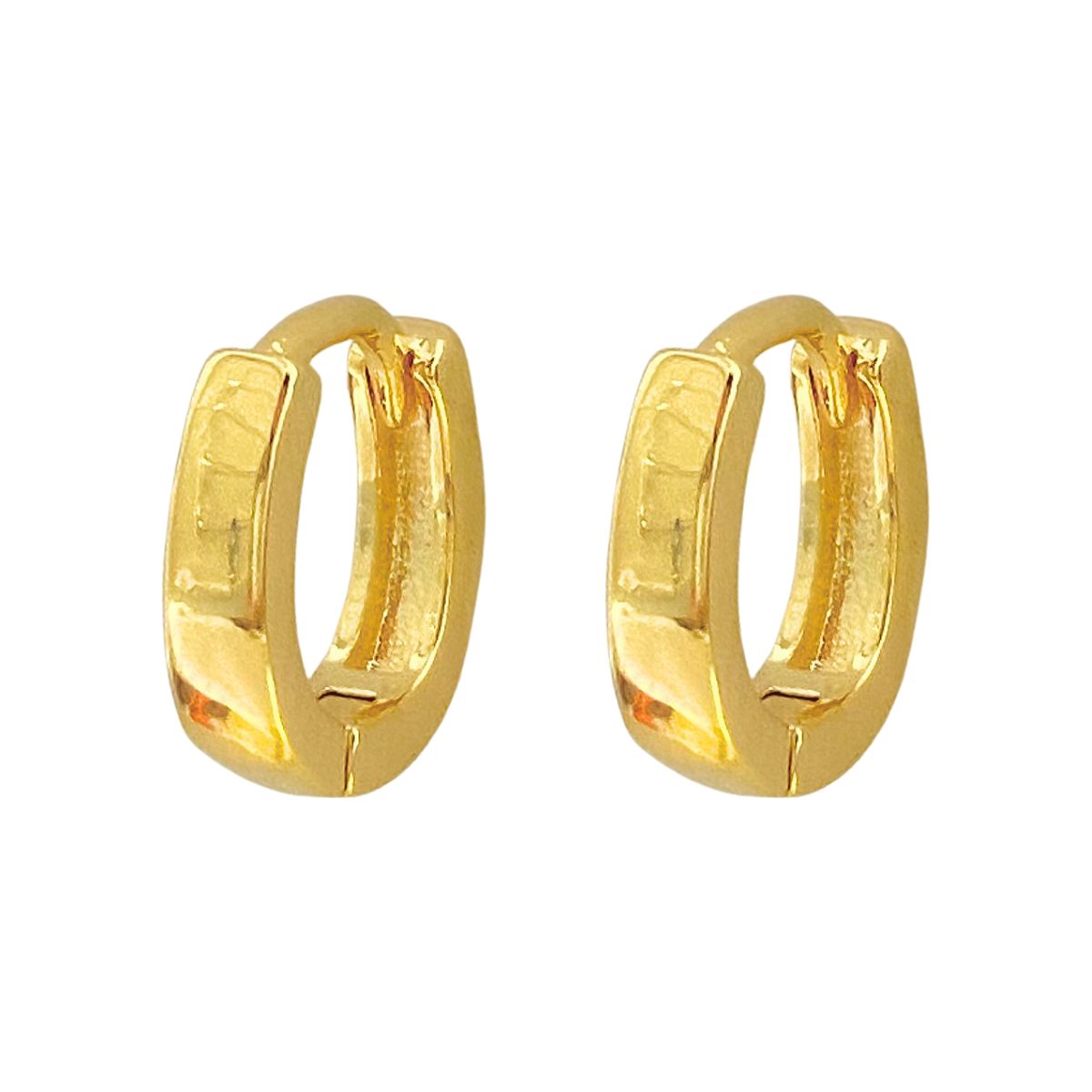 ARGOLA CLICK OVAL 11MM FIO QUADRADO