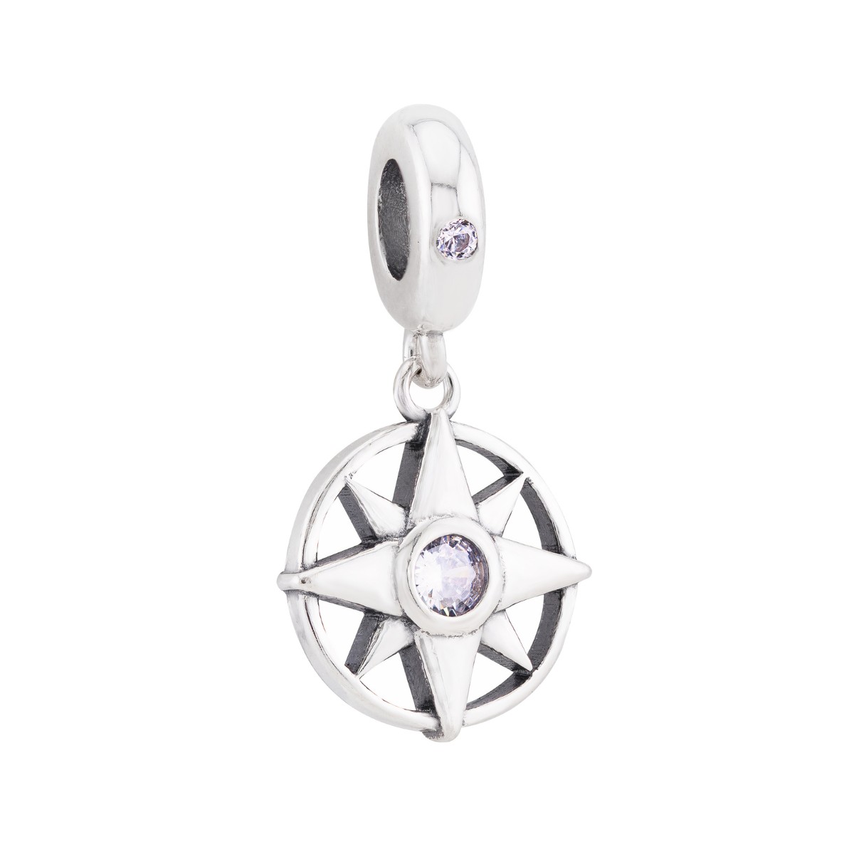 BERLOQUE P925 ESTRELA BÚSSOLA ZIRCONIA