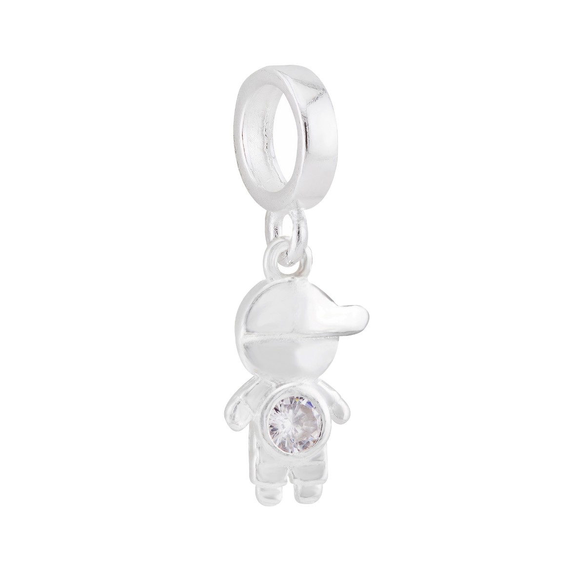 BERLOQUE P925 MENINO ZIRCONIA CRISTAL