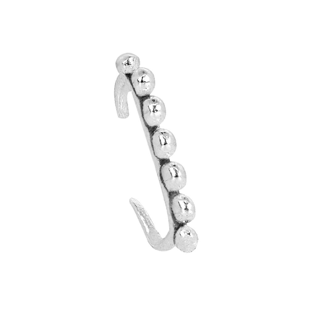 PIERCING P925 FAKE COM 7 BOLINHAS