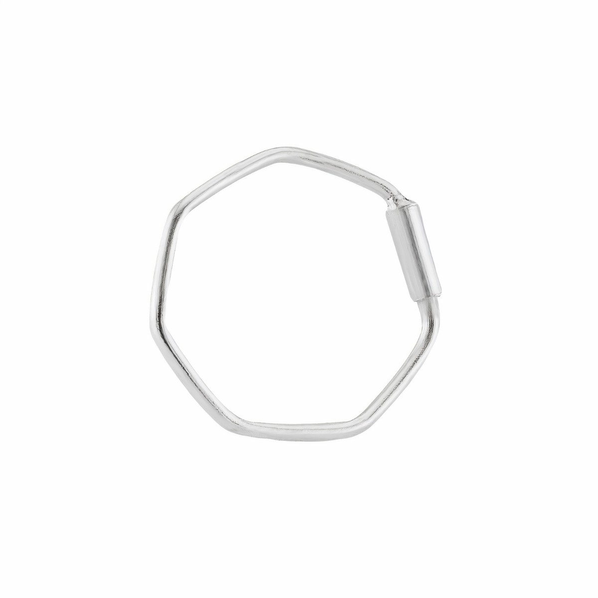 PIERCING P925 GEOMÉTRICO 12MM