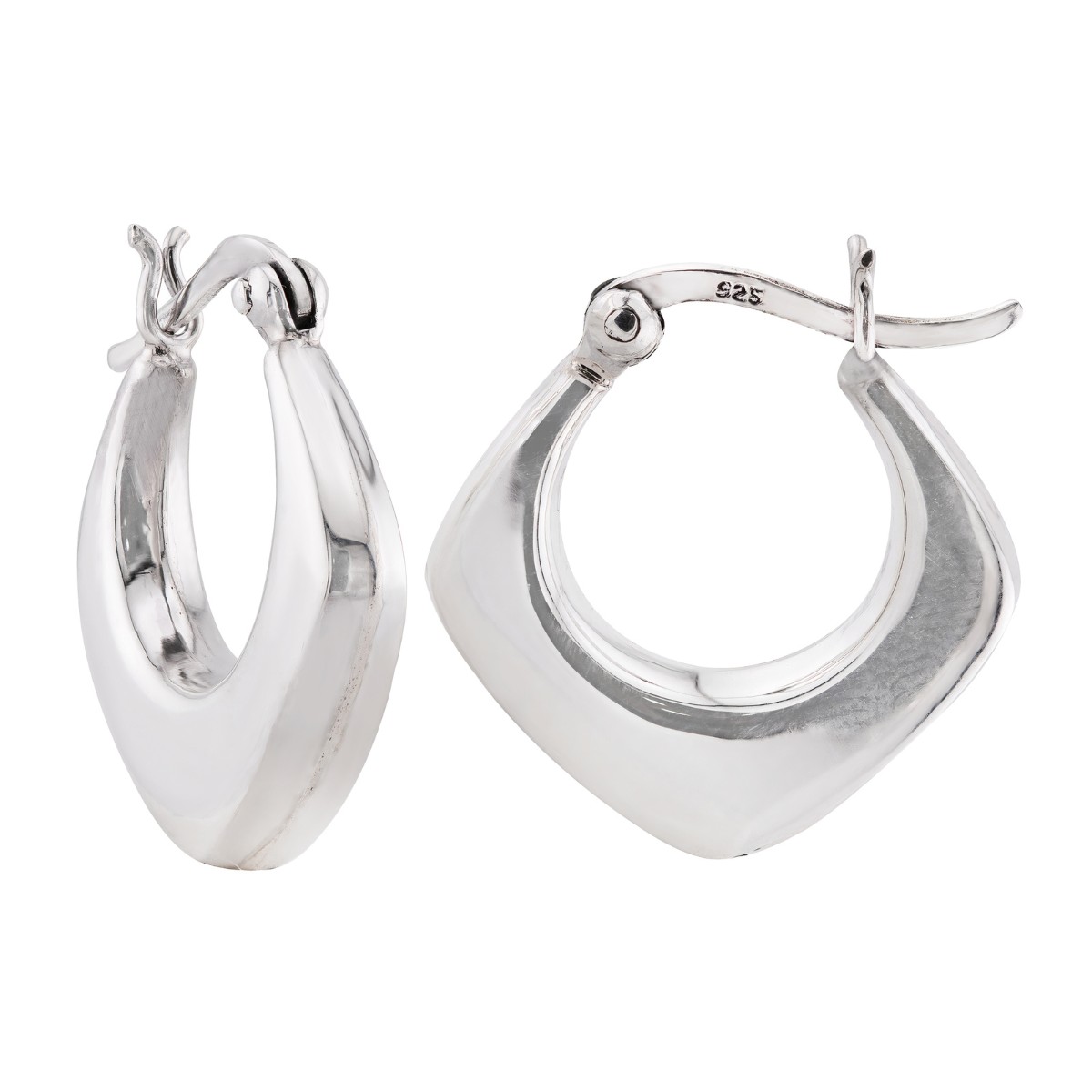 ARGOLA P925 MEDIA LOSANGO ELETROFORMAÇÃO 19MM