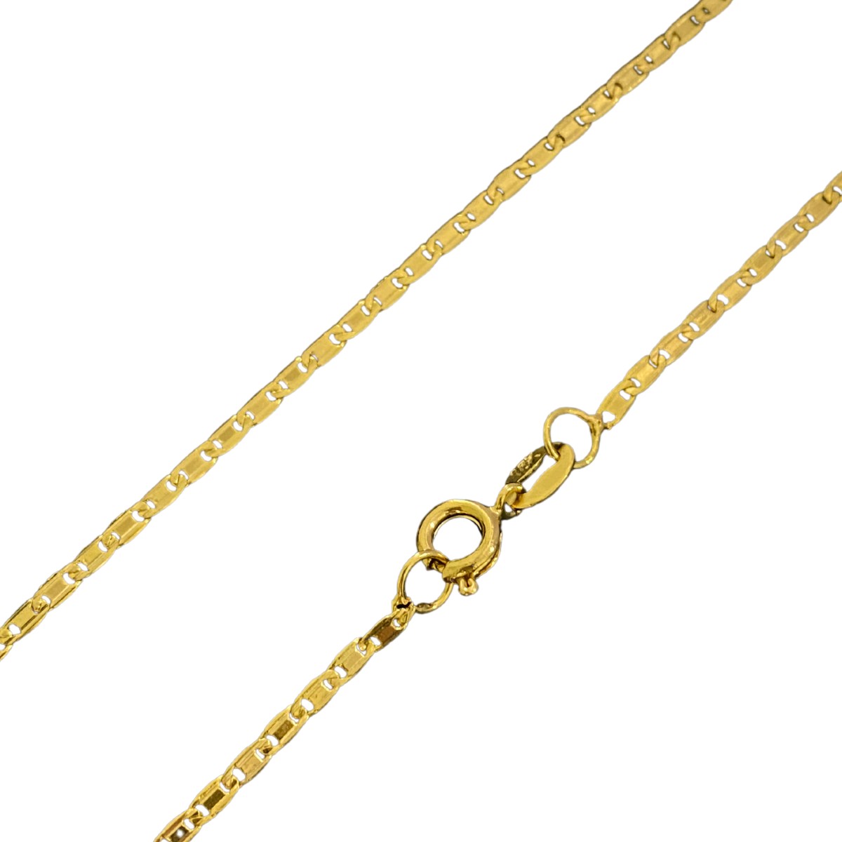 CORRENTE MASCULINA 60CM PIASTRINE FECHO TRADICIONAL
