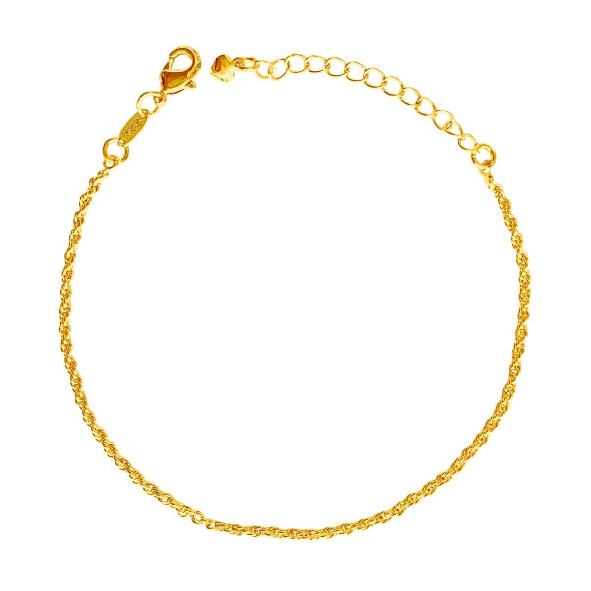 PULSEIRA CORDÃO BAIANO FITA TRANÇADA 1MM
