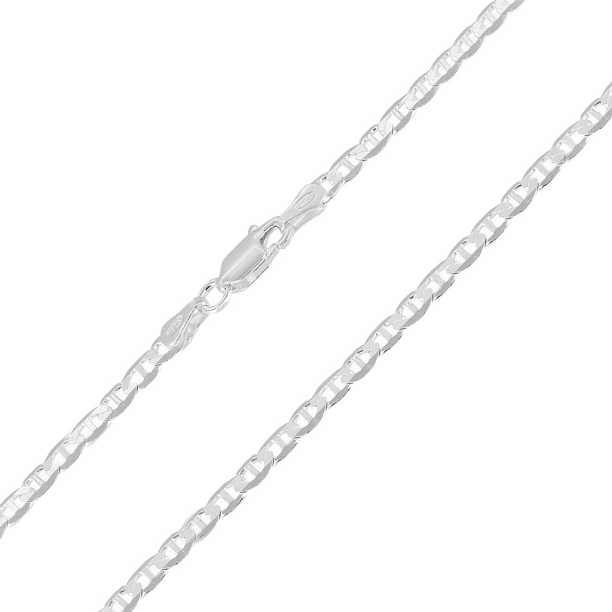CORRENTE P925 GRUMET LACRE PIASTRINE 3MM 60CM