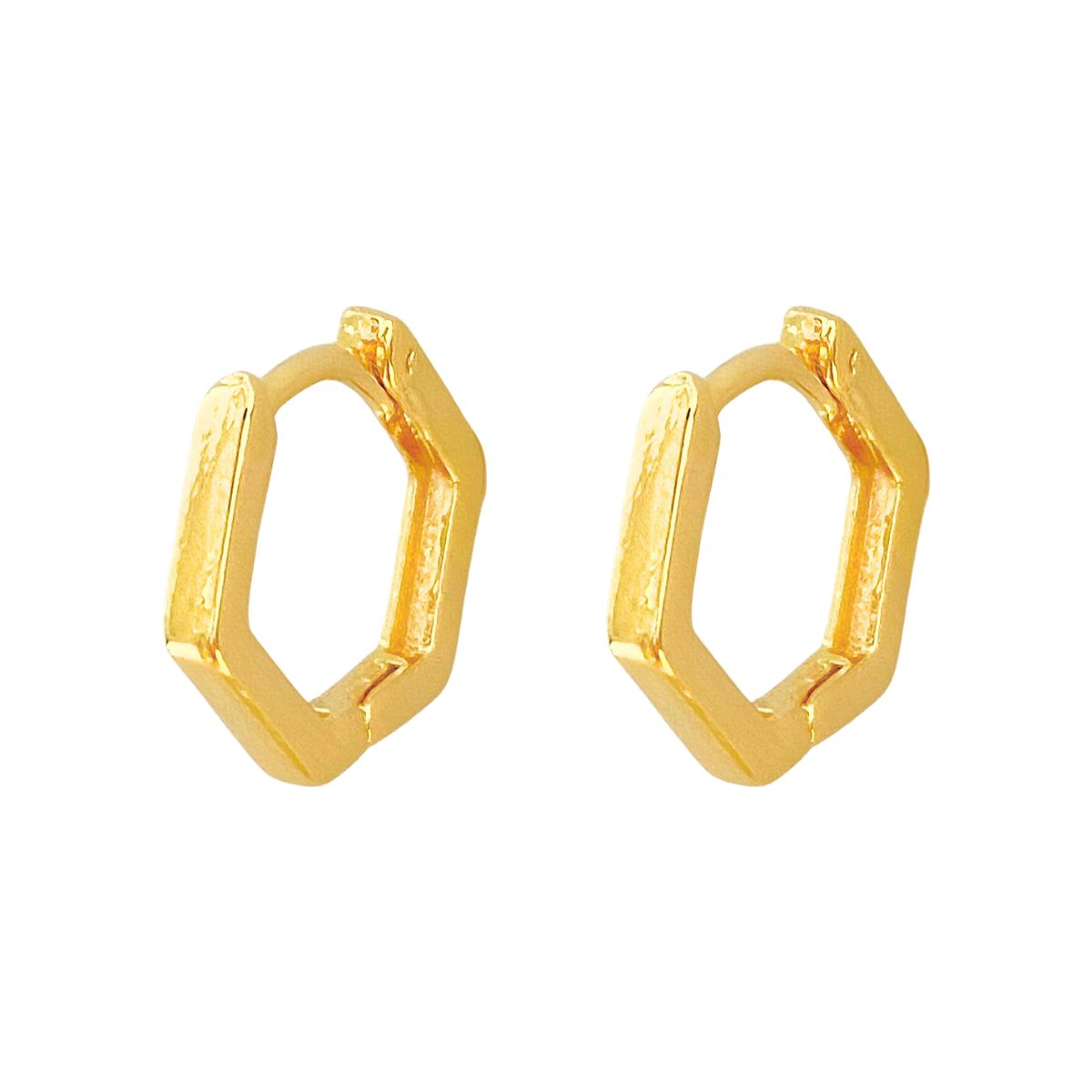 ARGOLA HEXÁGANO LISA 12MM