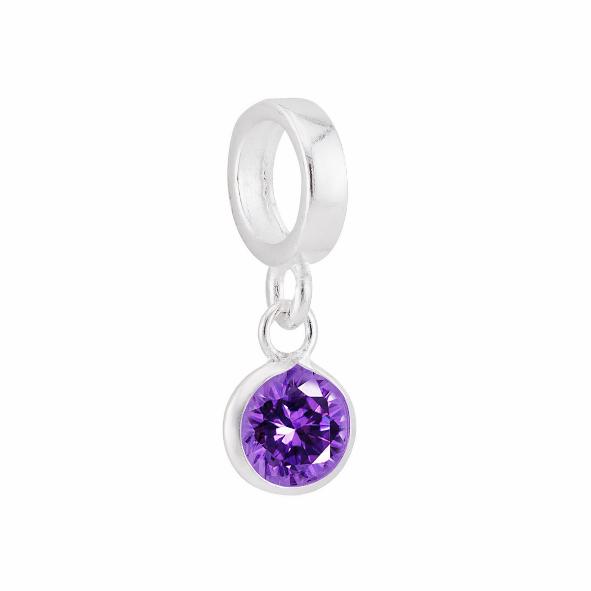 BERLOQUE P925 PONTO DE LUZ REDONDO ROXO 5MM