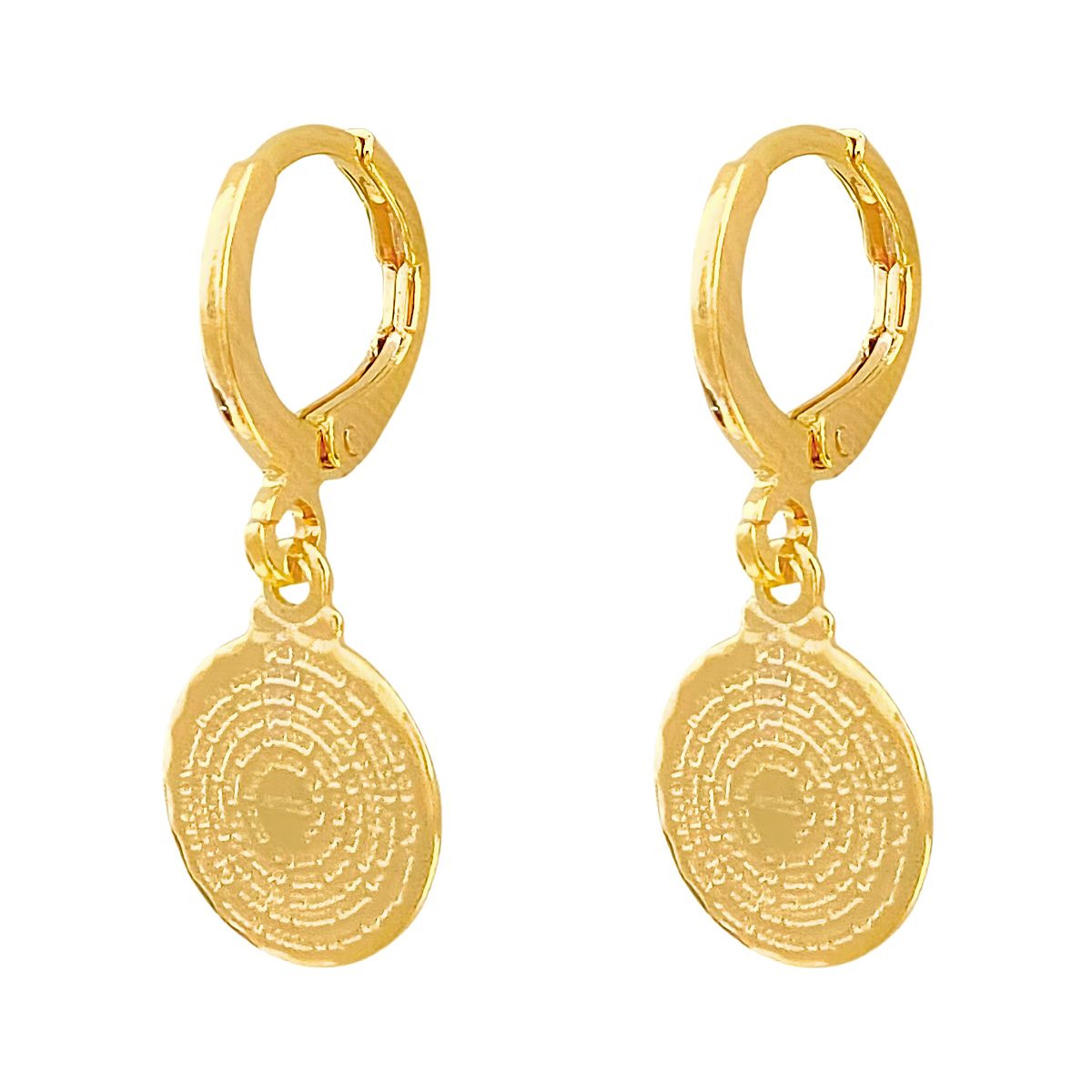 ARGOLA COM PINGENTE PAI NOSSO 14MM