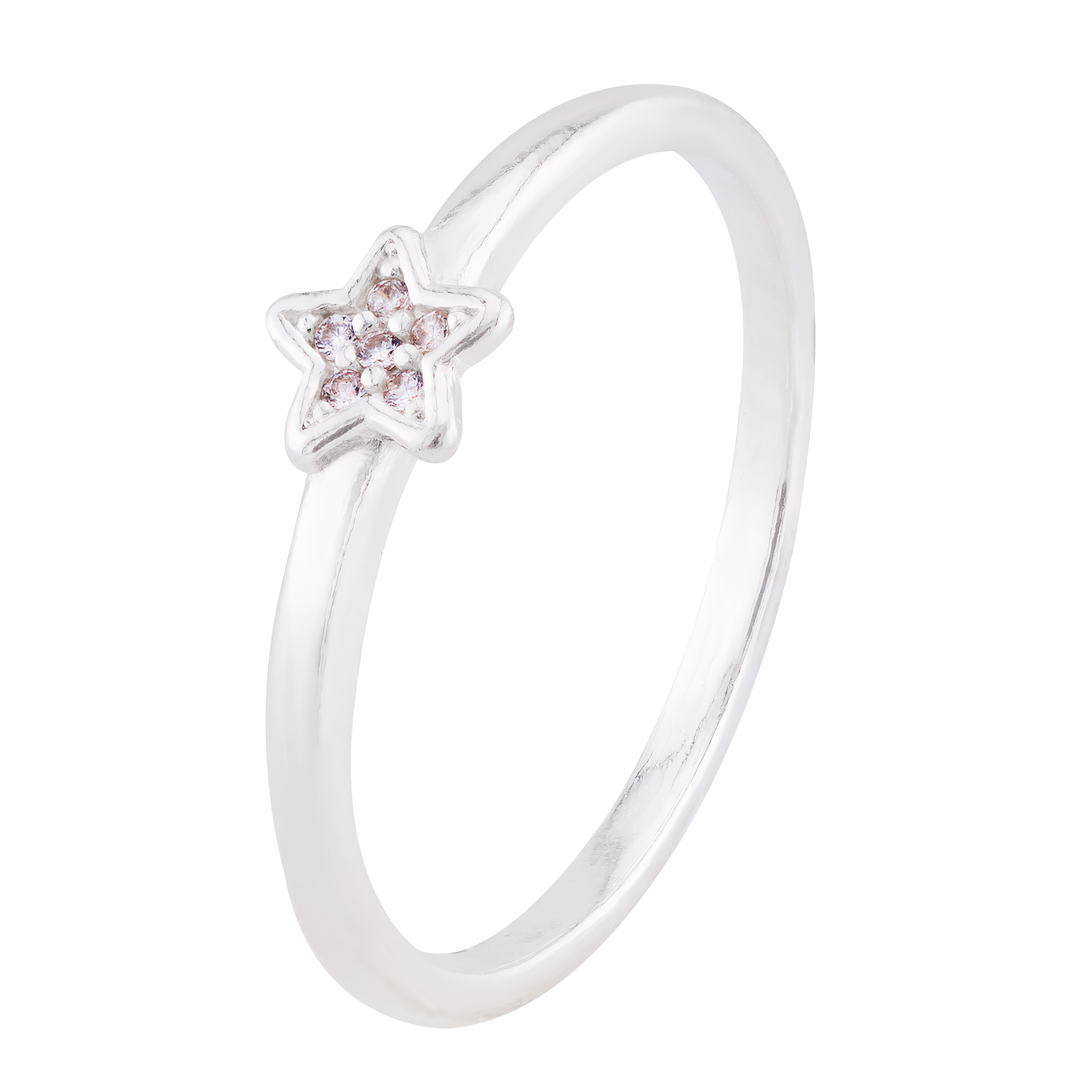 ANEL P925 ESTRELA ZIRCONIA CRISTAL