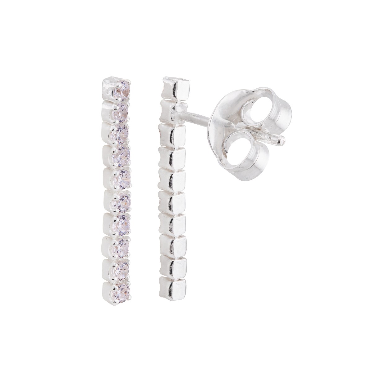 BRINCO MÉDIO P925 RIVIERA CRISTAL 1,6 CM