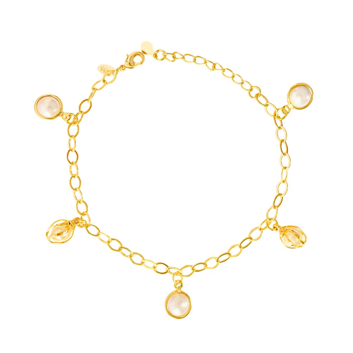 PULSEIRA 5 PEROLAS 3 LISAS 2 TRANÇADAS