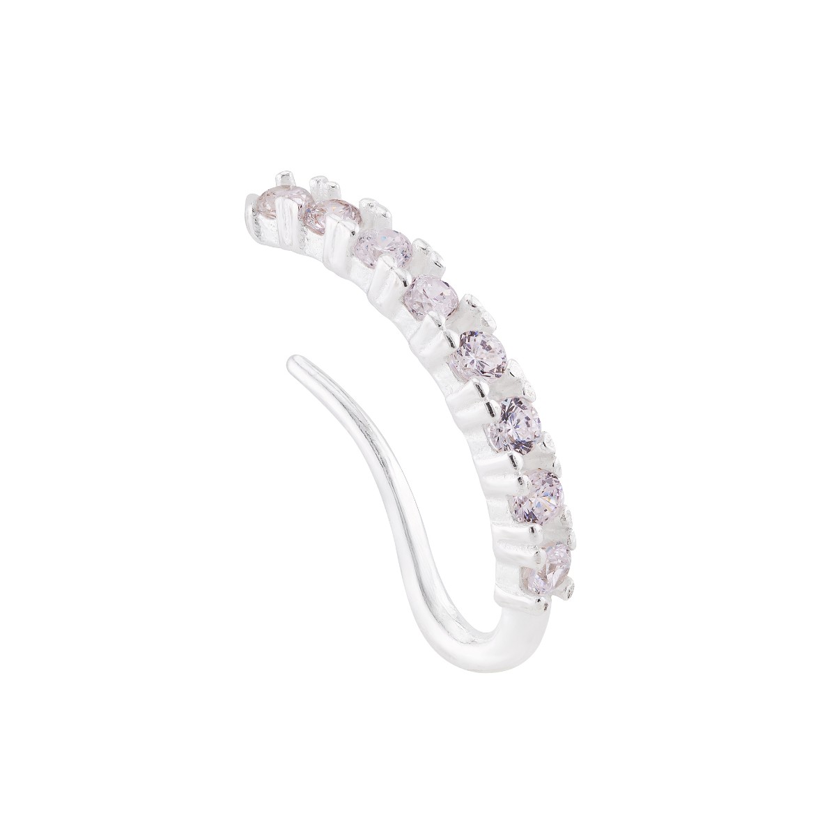 PIERCING P925 FAKE ZIRCÔNIA WHITE