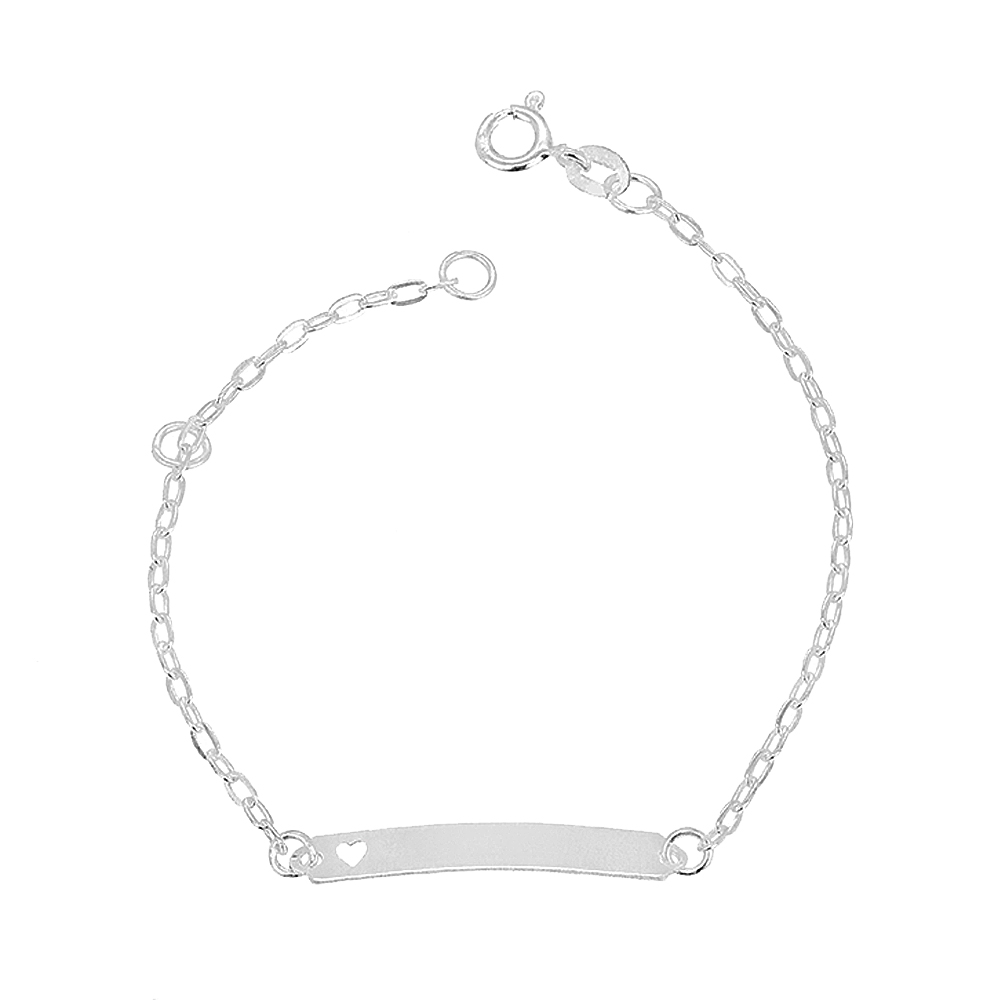 PULSEIRA P925 INFANTIL CHAPINHA CORAÇÃO VAZADO