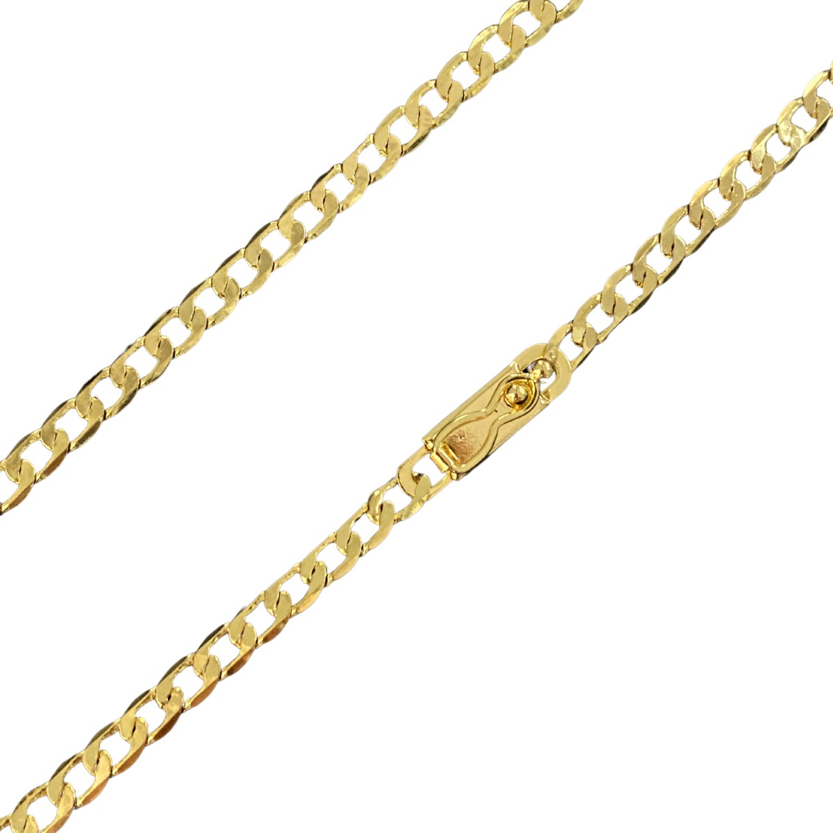 CORRENTE MASCULINA GRUMET CURTA 3.5MM FECHO GAVETA