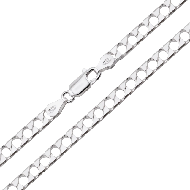 CORRENTE P925 MASCULINA GRUMET 1X1 QUADRADA 2,5MM 60CM