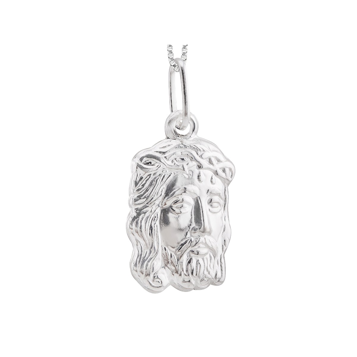 PINGENTE P925 MASCULINO FACE DE CRISTO