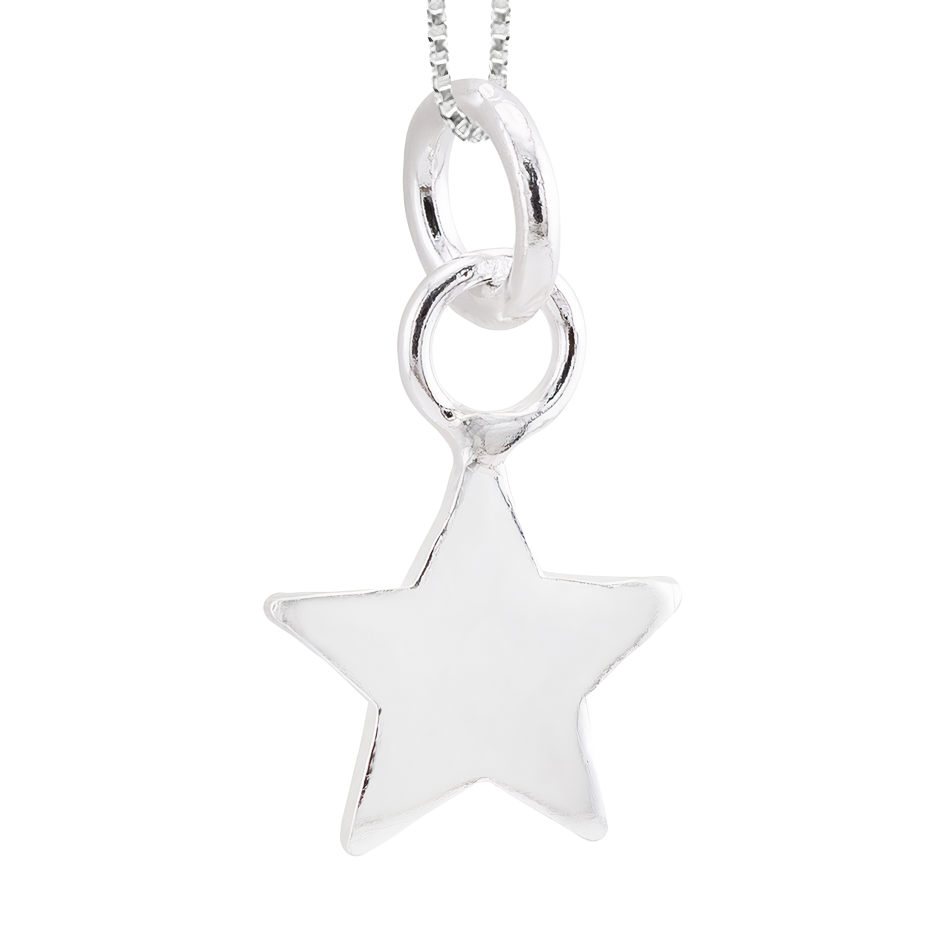 GARGANTILHA P925 VENEZIANA + PINGENTE ESTRELA LISA