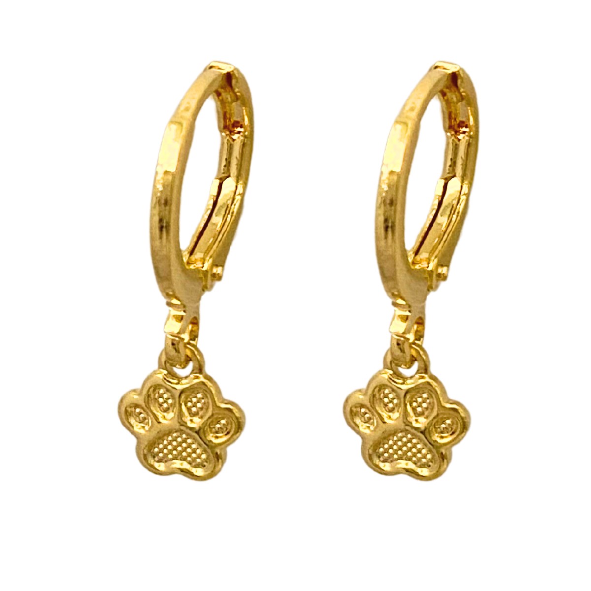 ARGOLA COM PINGENTE PATA PICOTADA 5,6MM