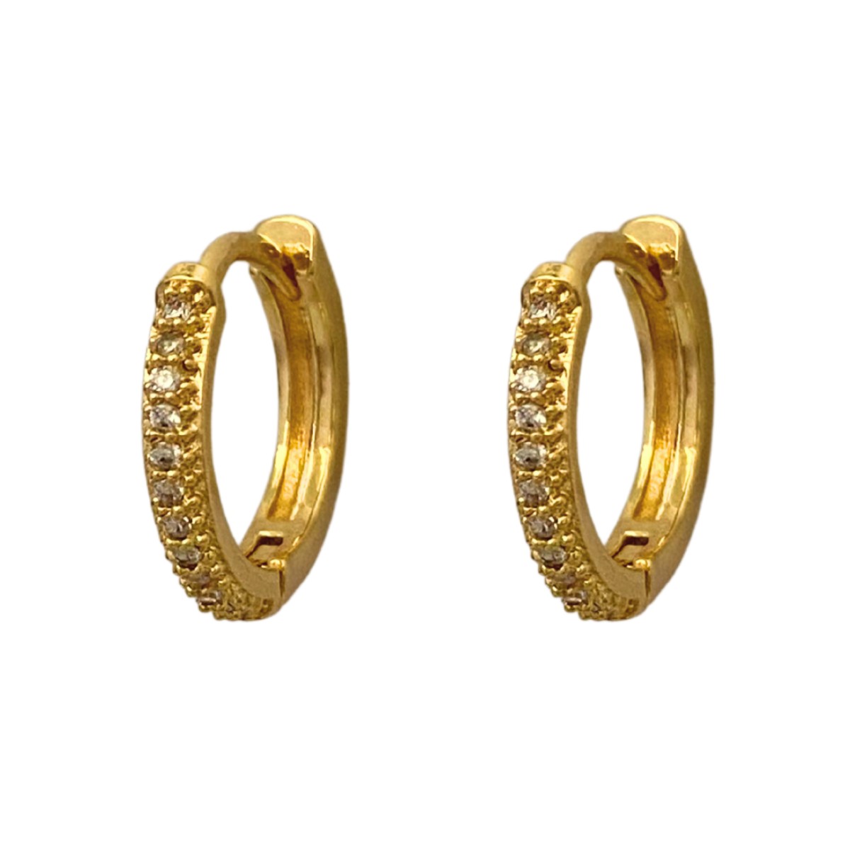 ARGOLA CLICK 1 FILEIRA CRAVEJADA 13MM
