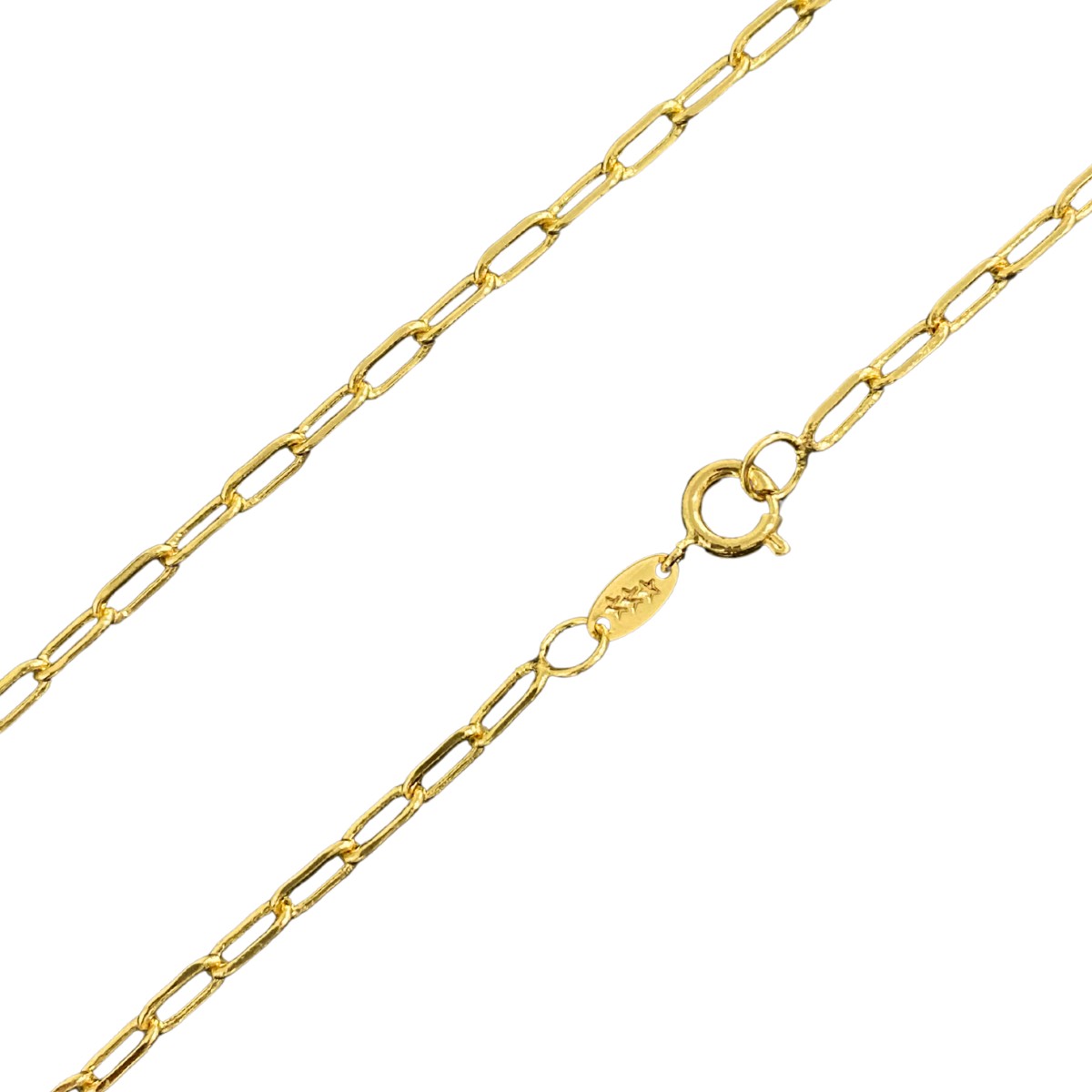 CORRENTE MASCULINA CARTIE LONGA 1X1 2MM