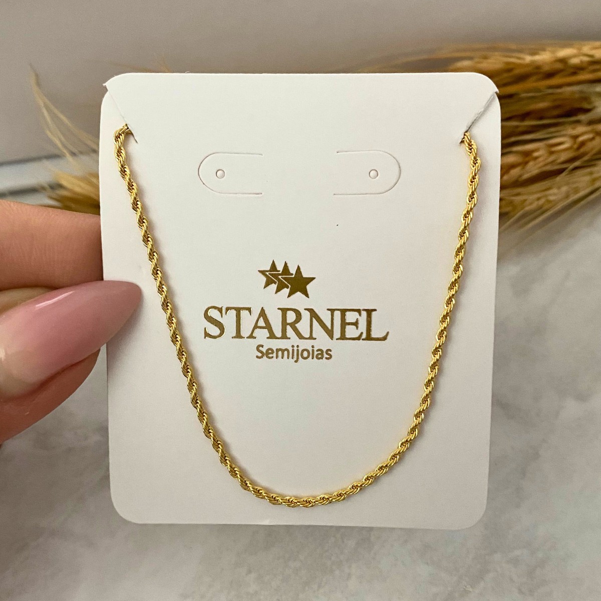 GARGANTILHA CORDÃO BAIANO 1MM