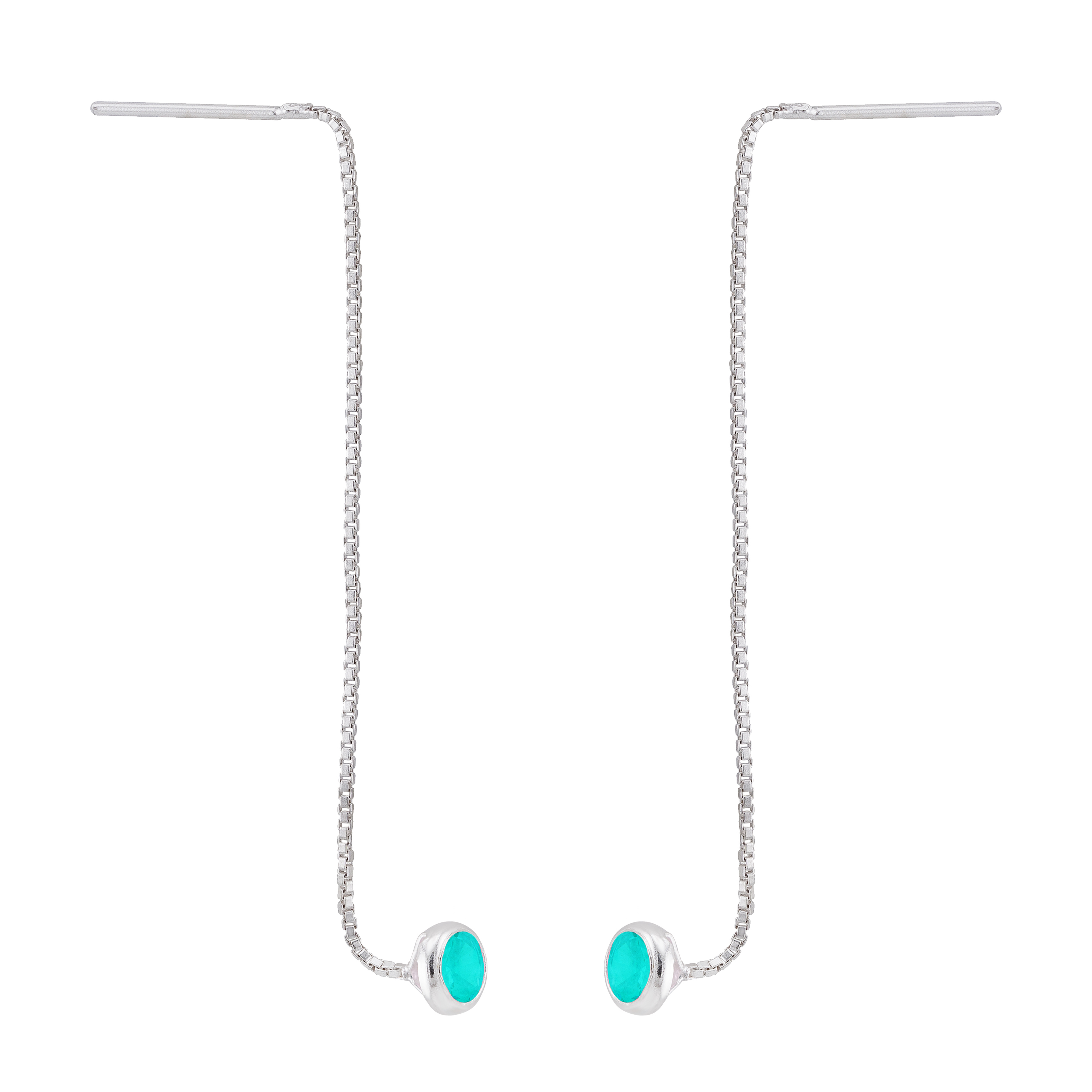 BRINCO MÉDIO P925 CORRENTE VENEZIANA REDONDO TURMALINA FUSION 4MM