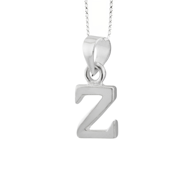 PINGENTE P925 LETRA Z LISA 1X1CM
