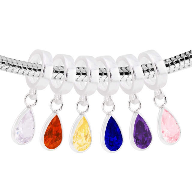 BERLOQUE P925 CONJUNTO ZIRCÔNIAS 6 GOTA COLORIDAS