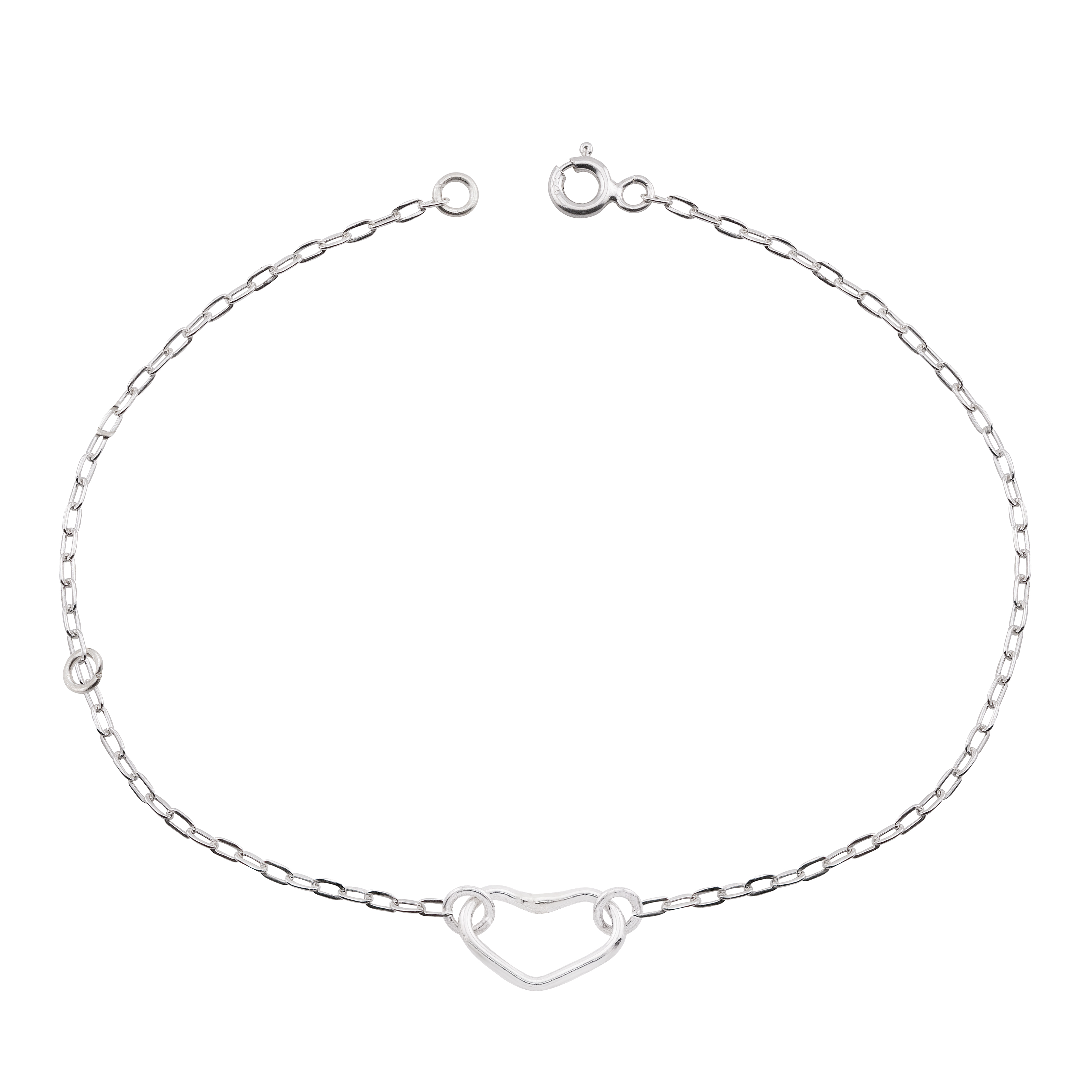 PULSEIRA P925 CARTIE FIO CORACÇAO LISO