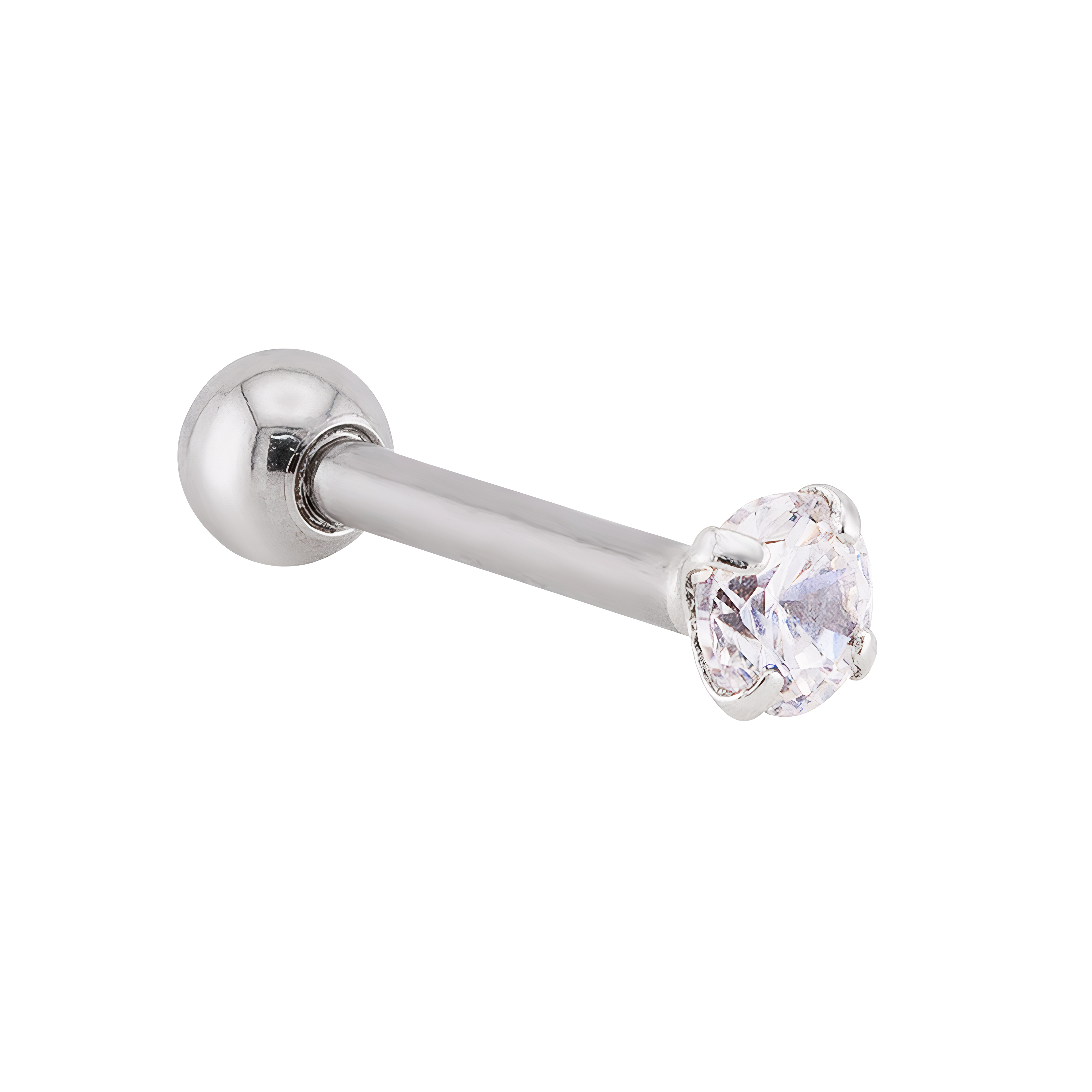 PIERCING P925, E O PINO E TARRACHA EM AÇO CIRURGICO P/ TRAGUS E HÉLICE PONTO DE LUZ CRISTAL