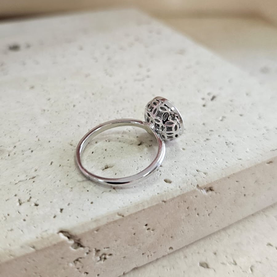 Anel Chuveiro Cravejado Gde