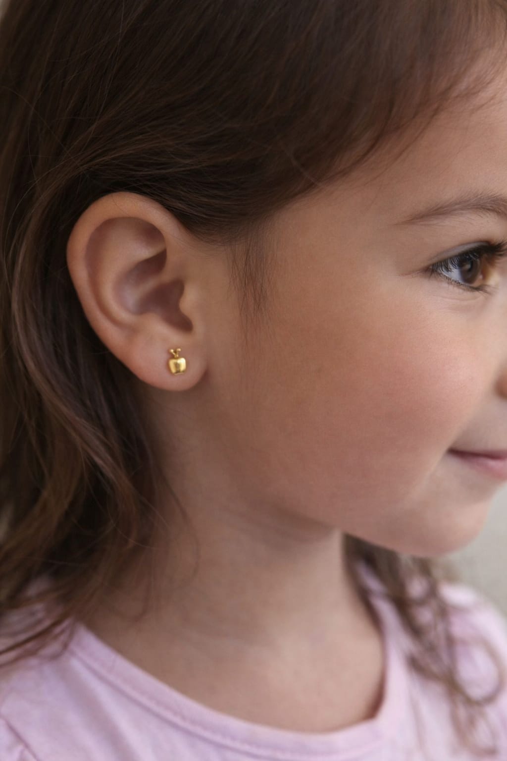 Brinco Solitário Maçã Fixo