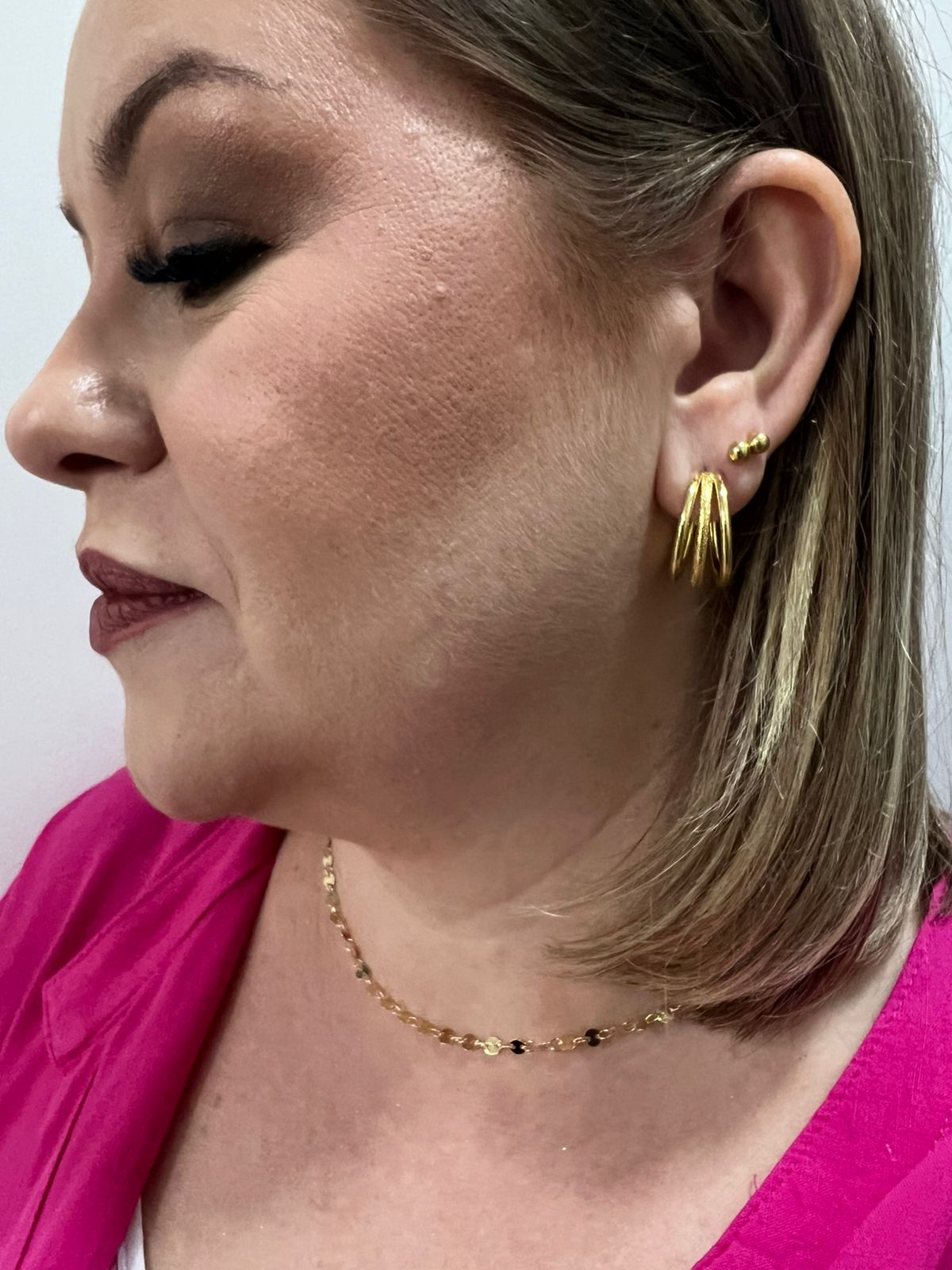 Gargantilha Medalhinhas 45cm