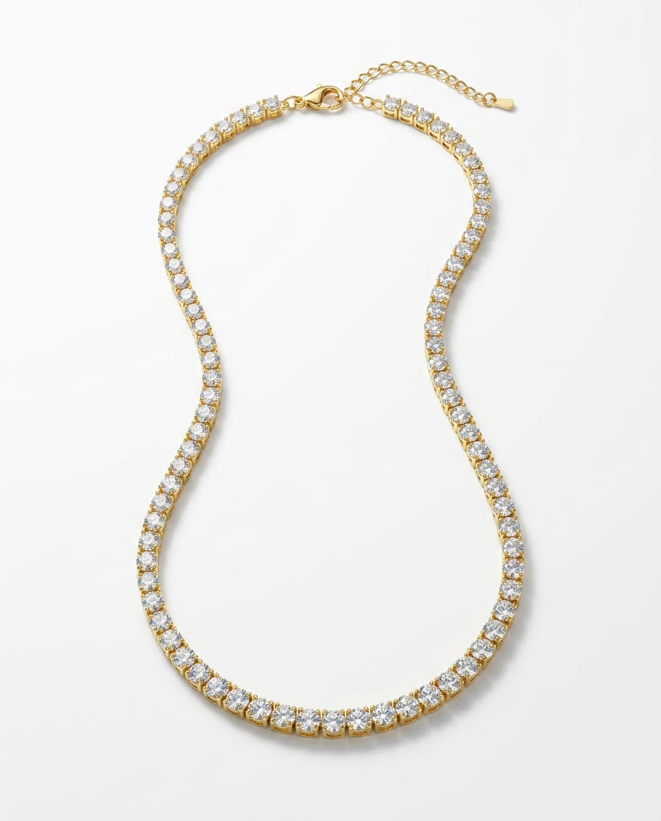 Choker Riviera Cristal 2mm - 42cm