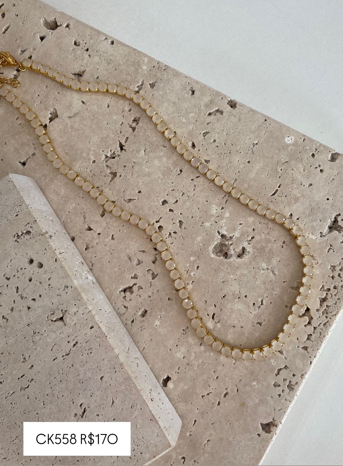 Choker Riviera Zircônia Colors 45cm