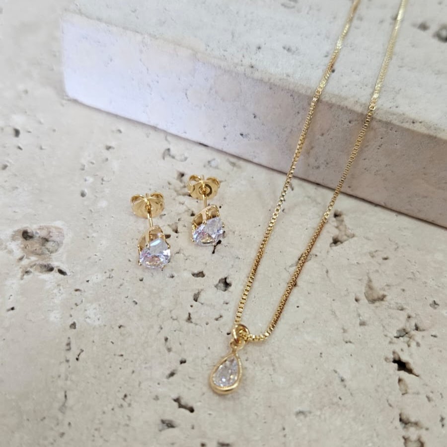 Conjunto Infantil Ponto de Luz Gota 35cm