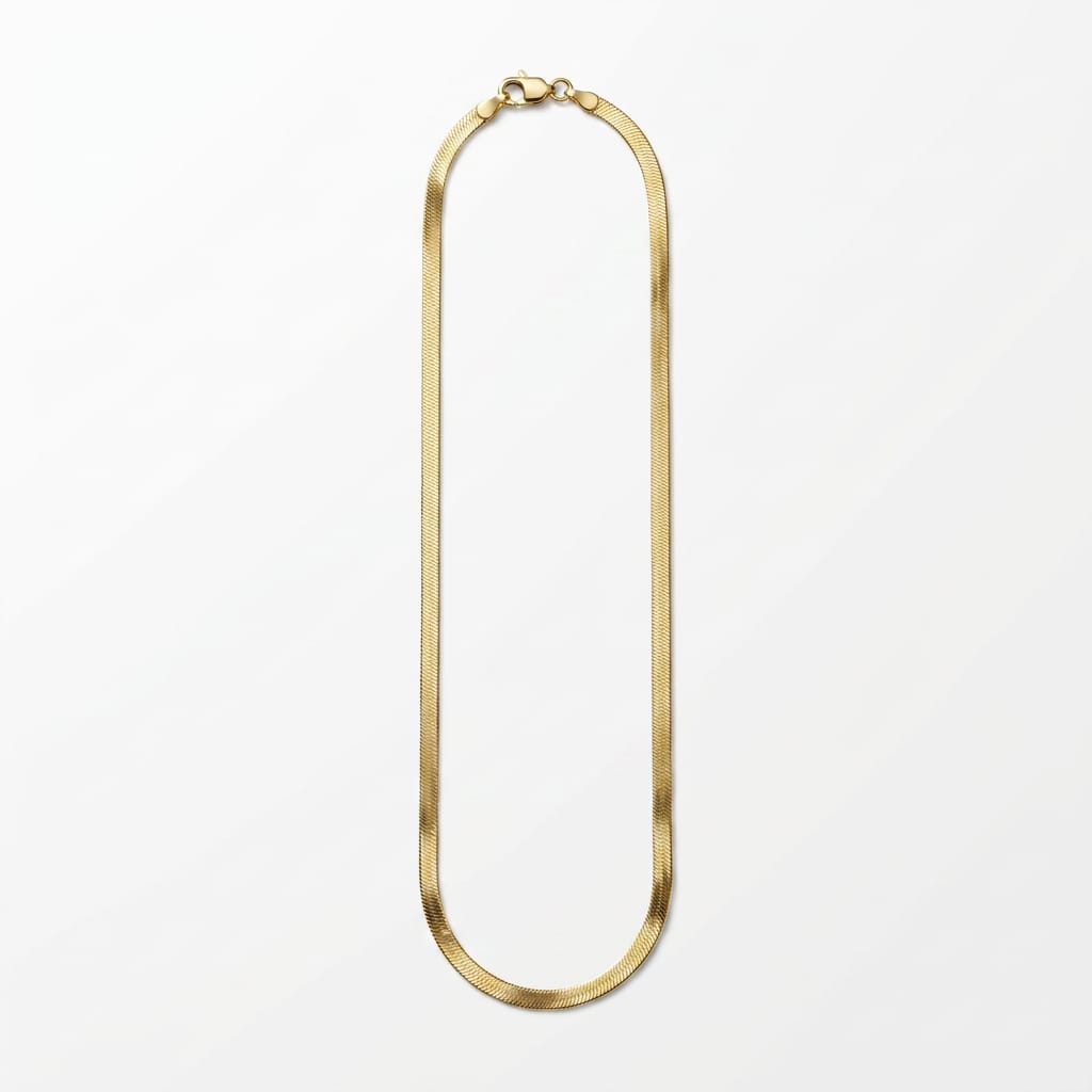 Choker Fita Laminada 3mm - 40cm