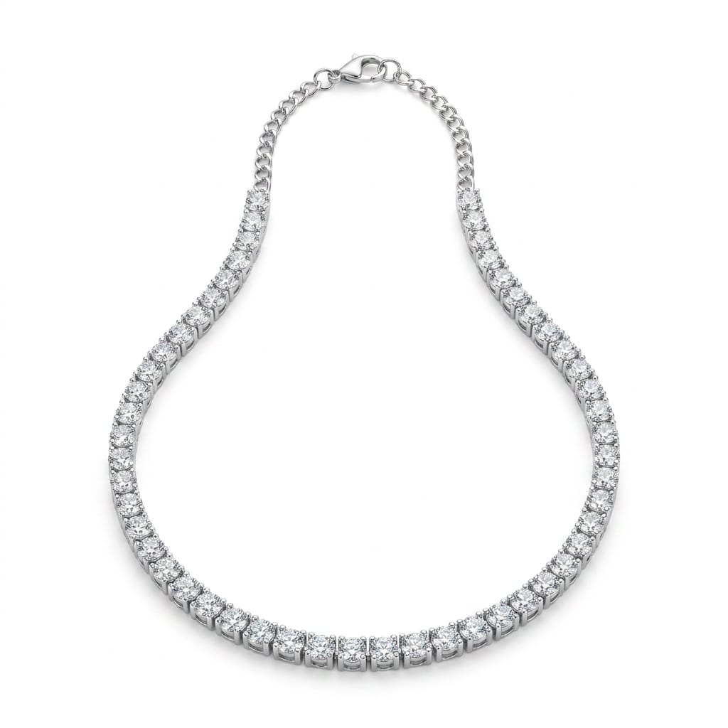 Choker Riviera Cristal 2mm - 42cm